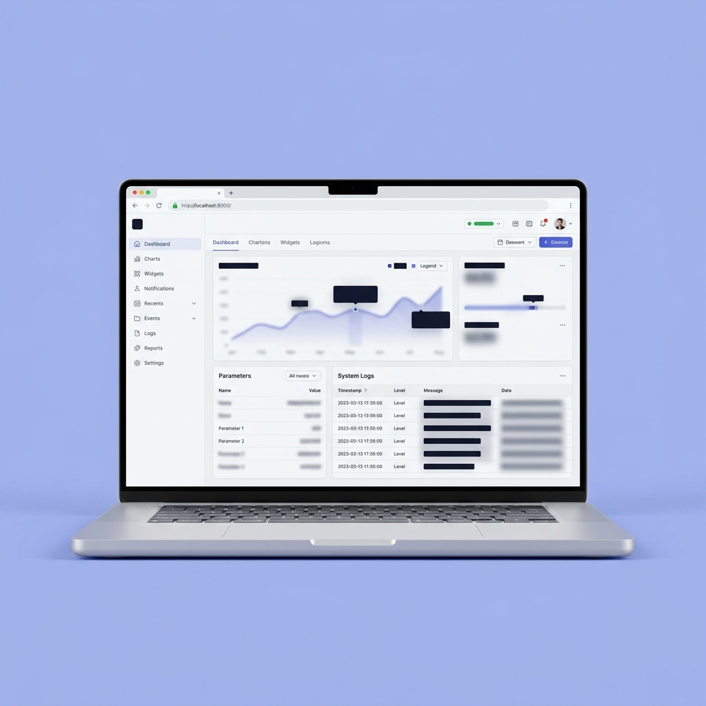 AI Project Localhost Mockup